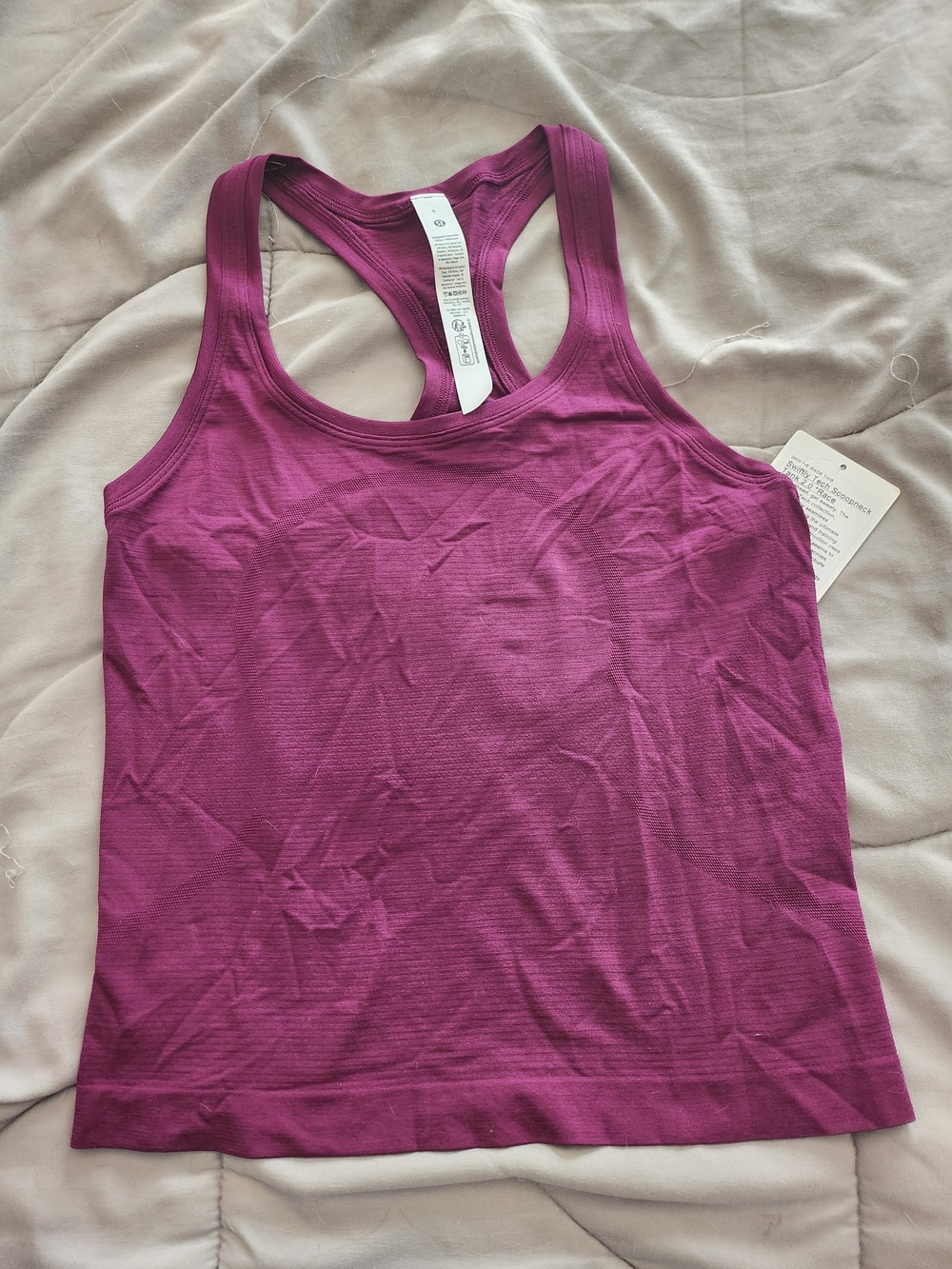 lululemon athletica Plum Racerback Tank